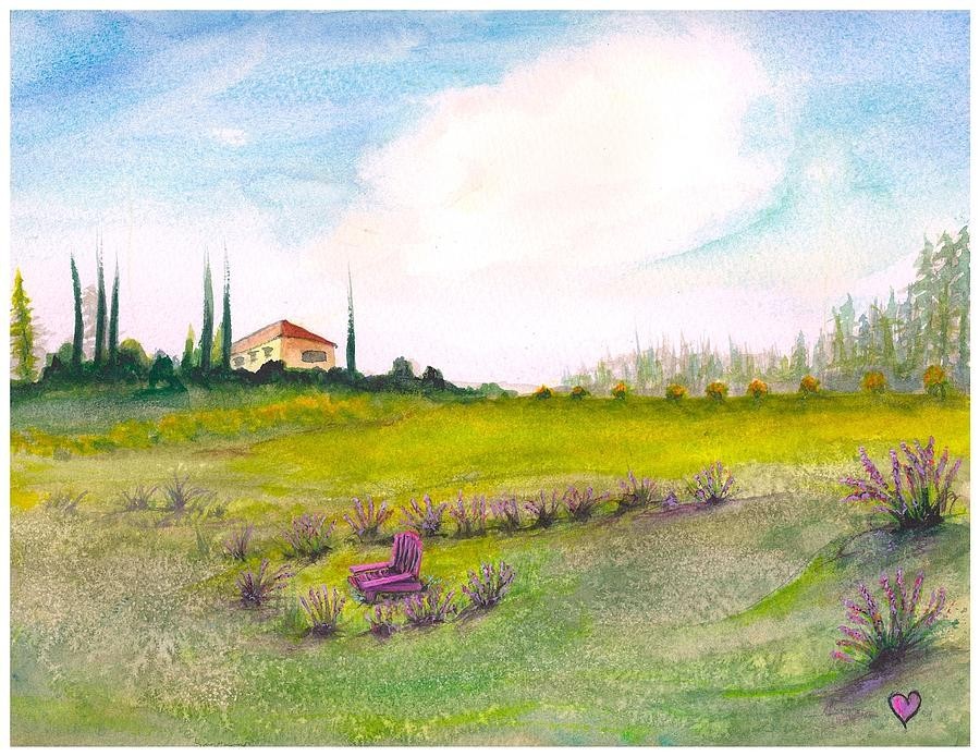 Old Lavender, artwork by Deahn Benware