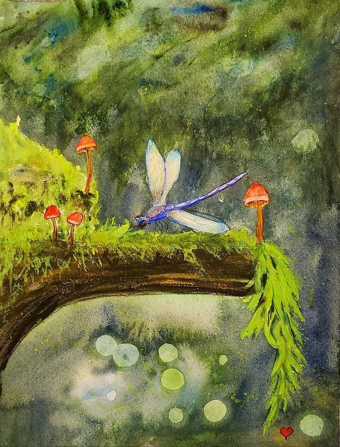 Rest stop, artwork by Deahn Benware
