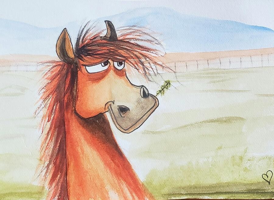 Studley the Horse, artwork by Deahn Benware