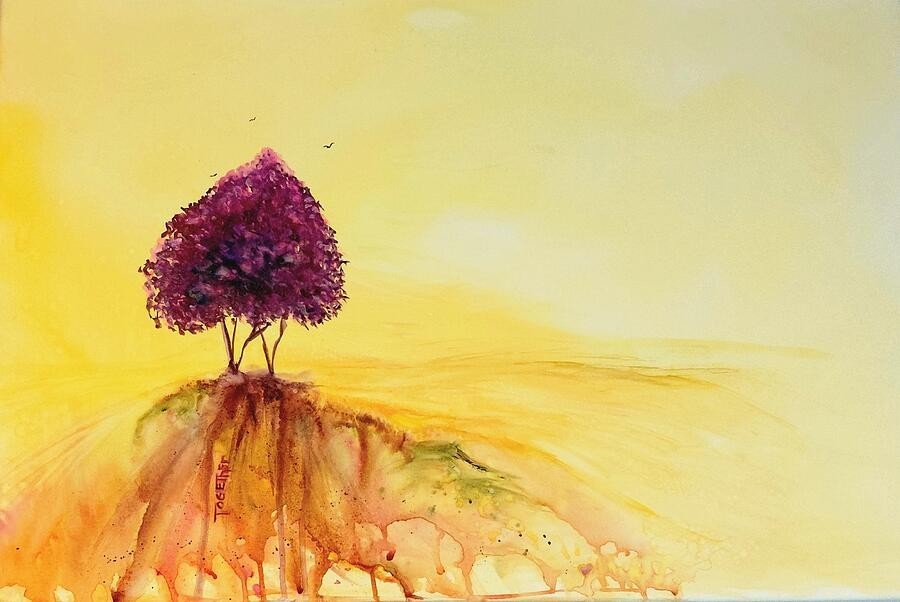 Two Trees, artwork by Deahn Benware