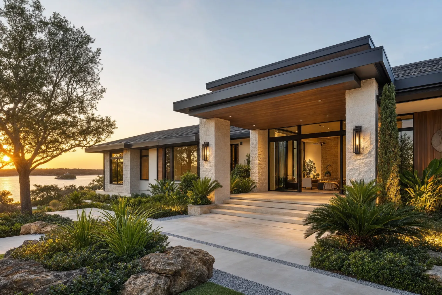Contemporary Central Florida residence with refined architecture