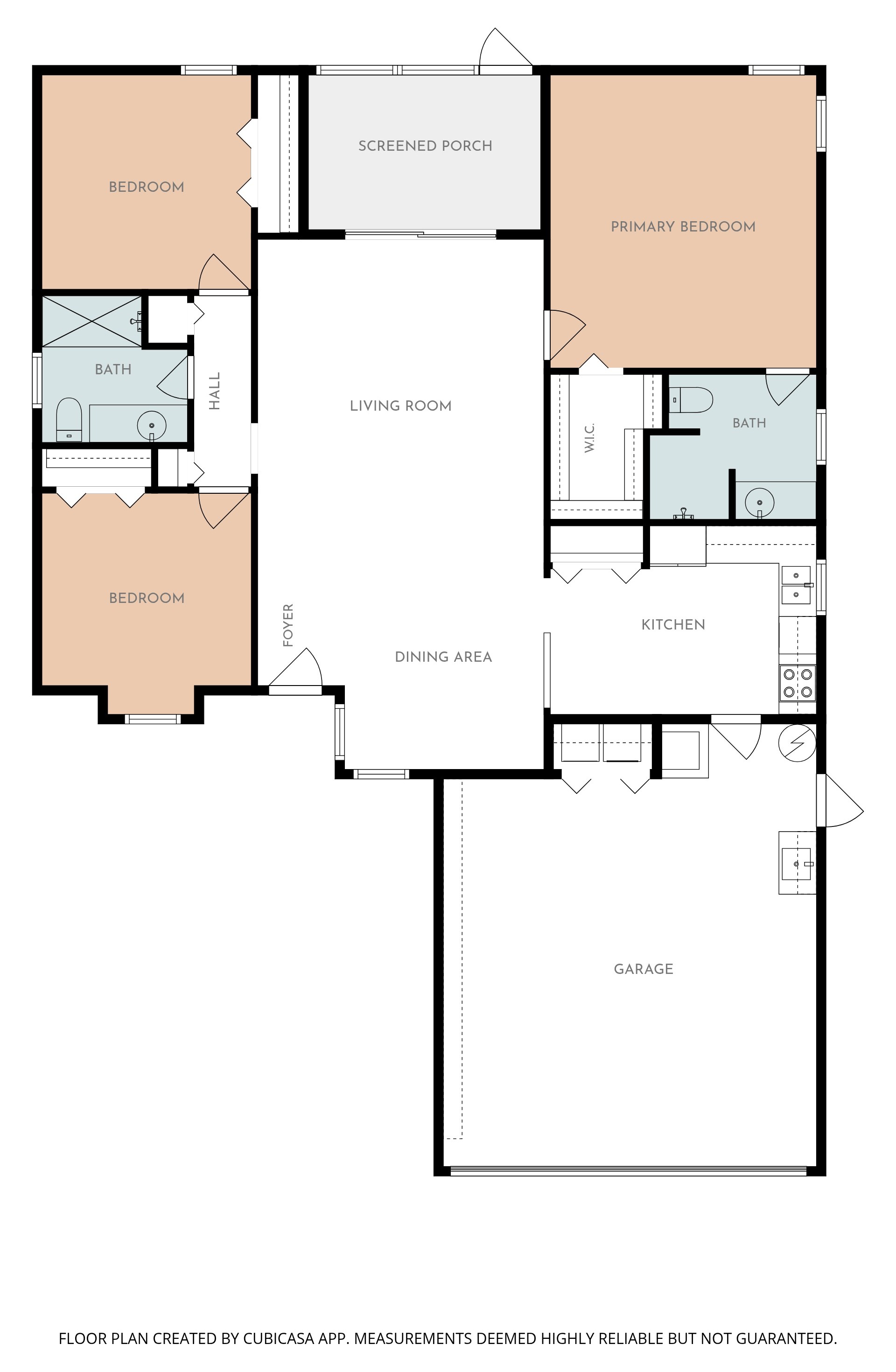 Floor plan for 1053 Sugarberry Trail