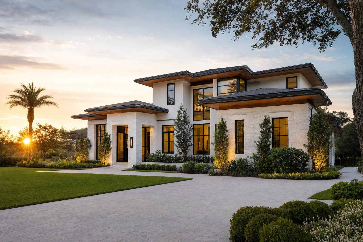 Contemporary Central Florida residence with refined architecture