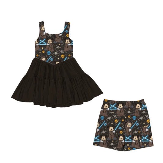 Printed tulle twirl dress from the current preorder