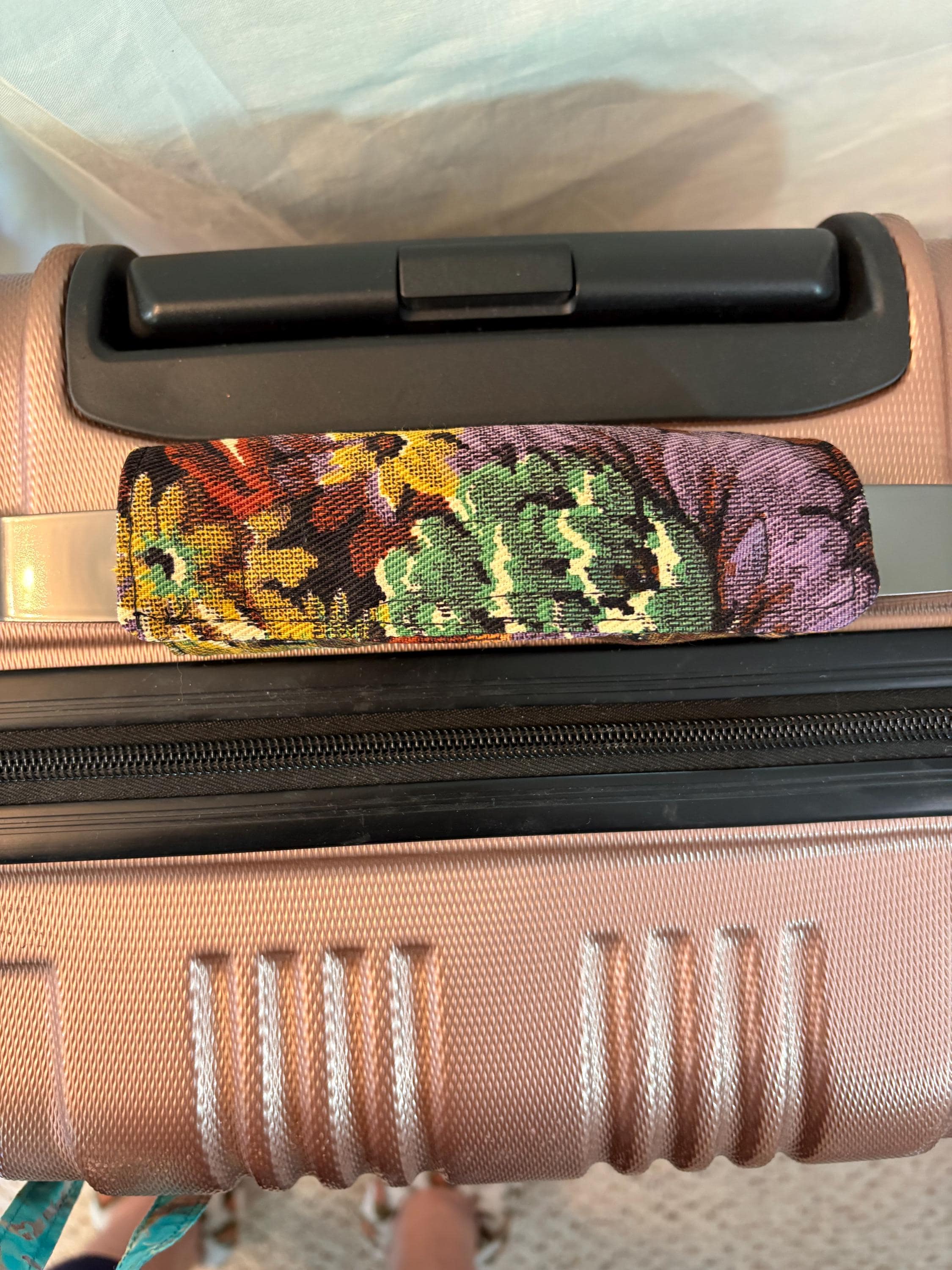 Luggage Identifier Baggage handle wrap homemade Tapestry