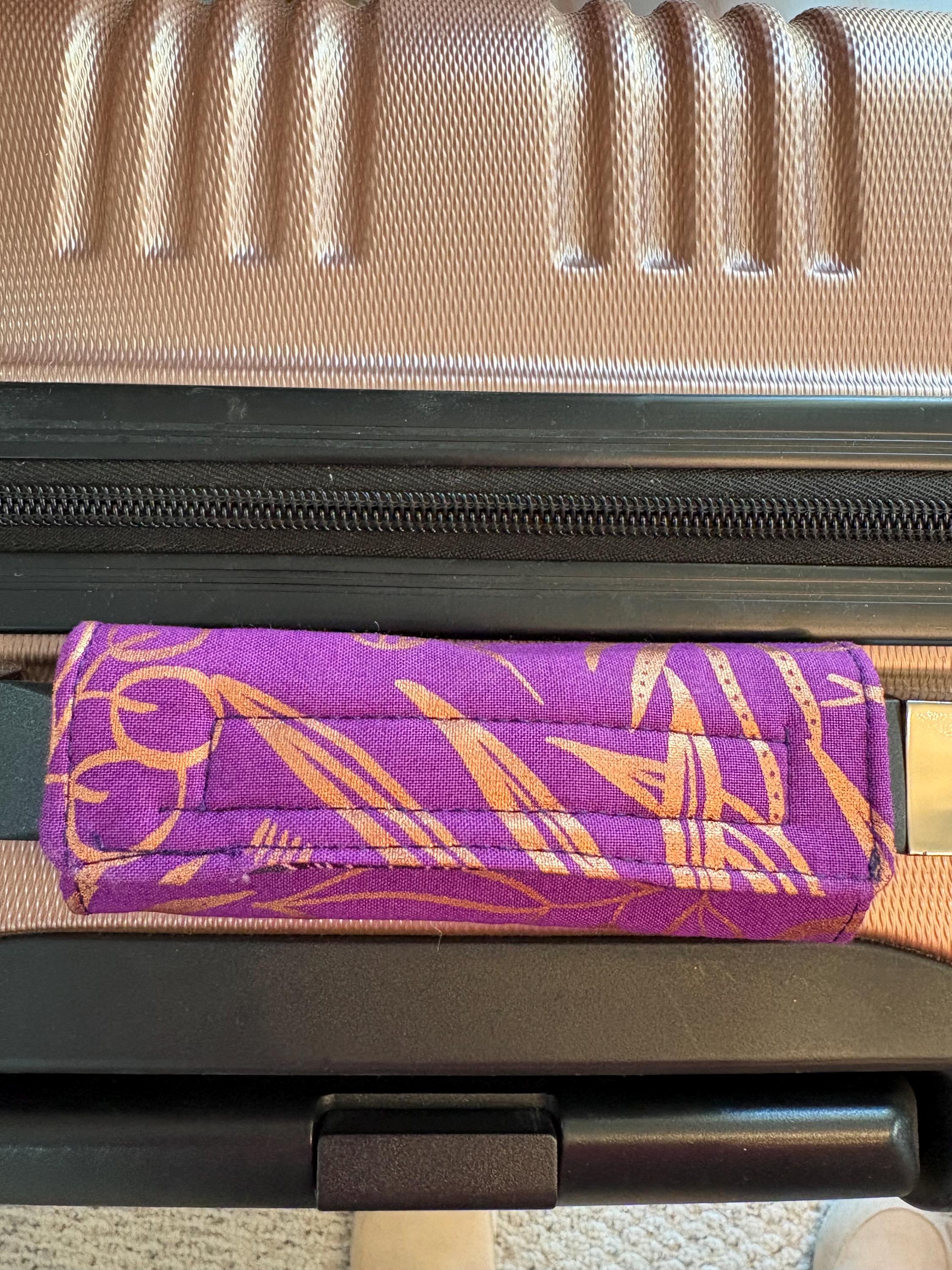 Luggage Identifier Baggage handle wrap homemade reversible