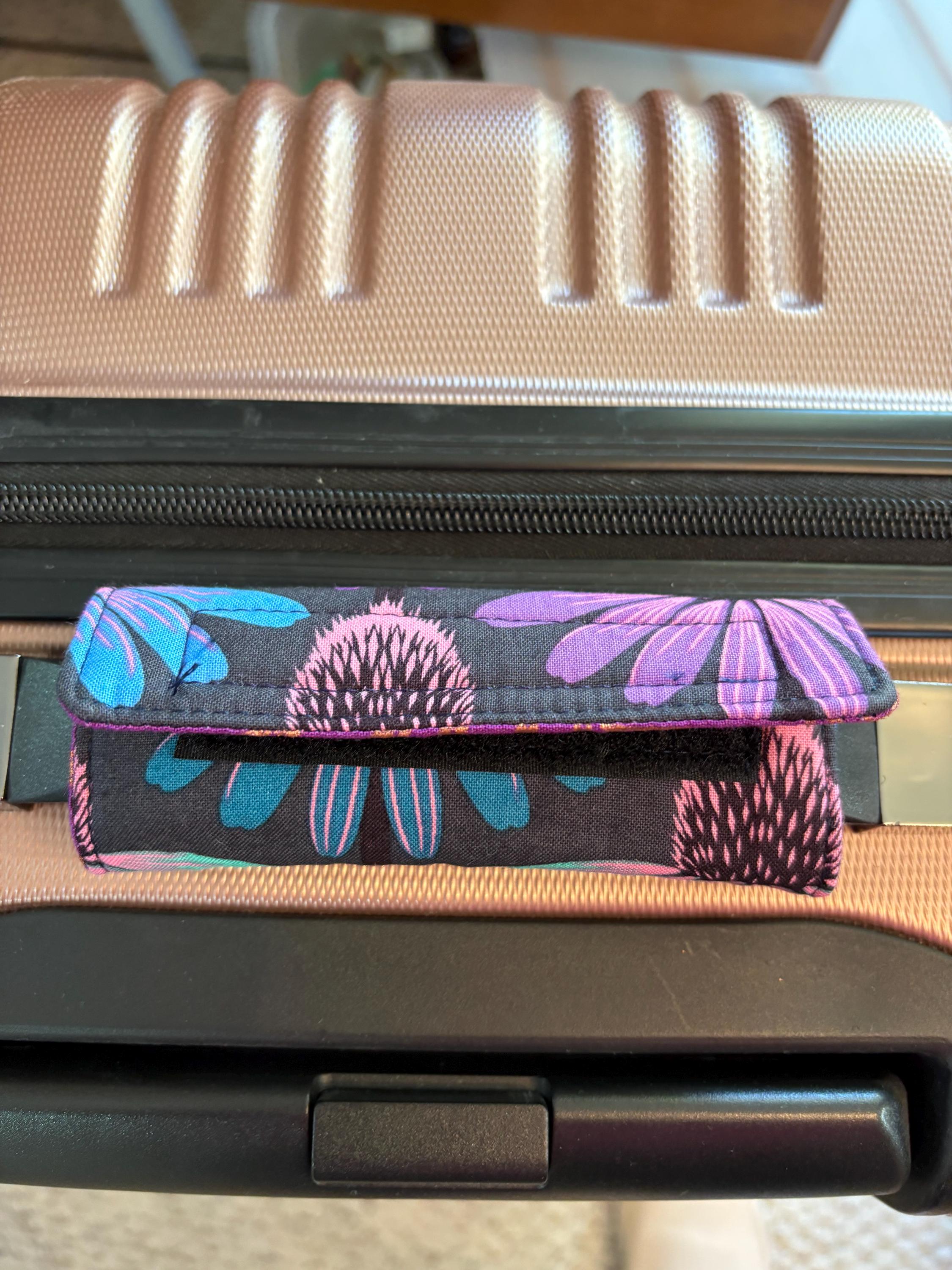 Luggage Identifier Baggage handle wrap homemade reversible view 2