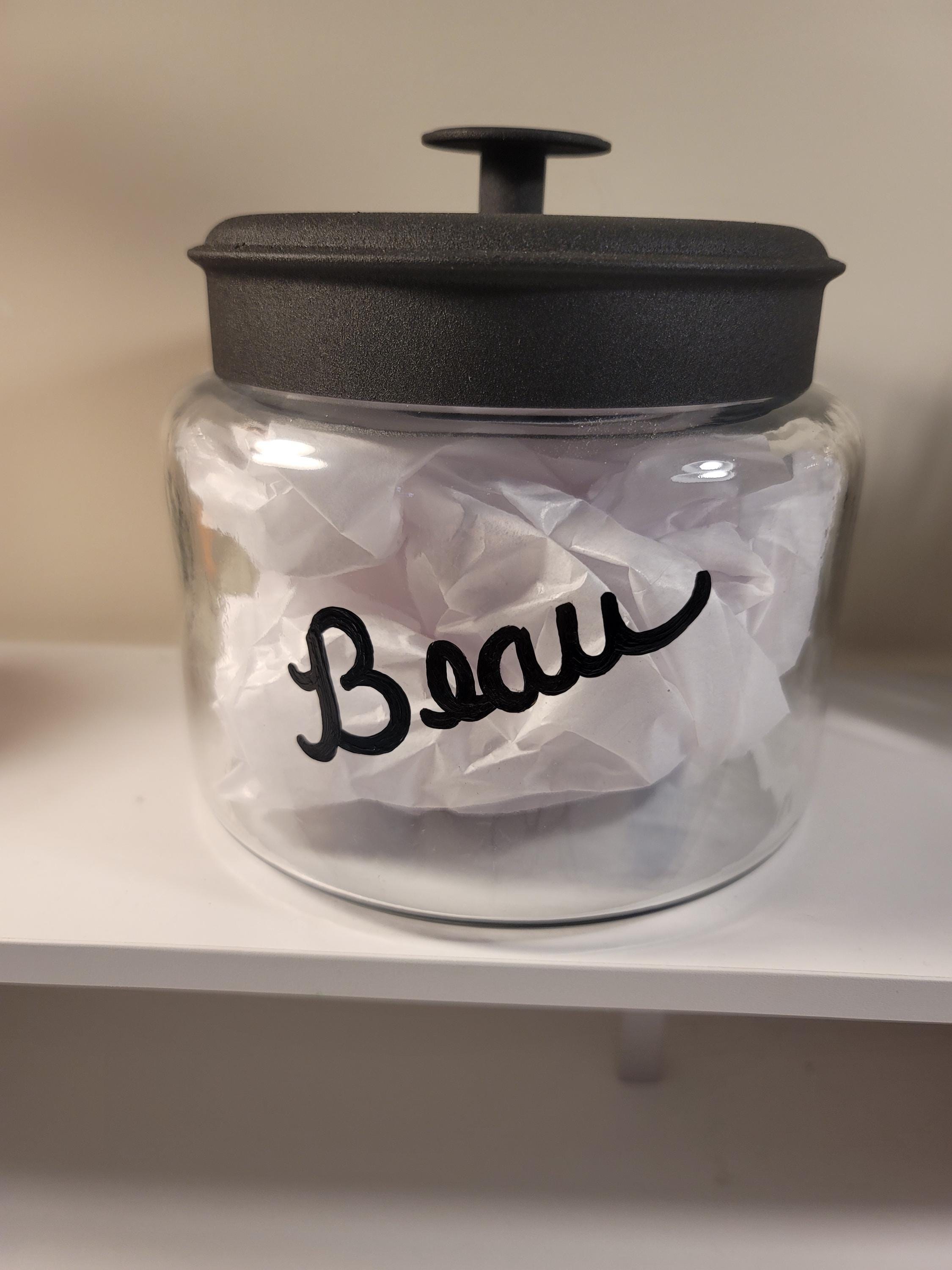 Hand Painted Golden Retriever Treat Jar, Personalized Pet Gift, view 3