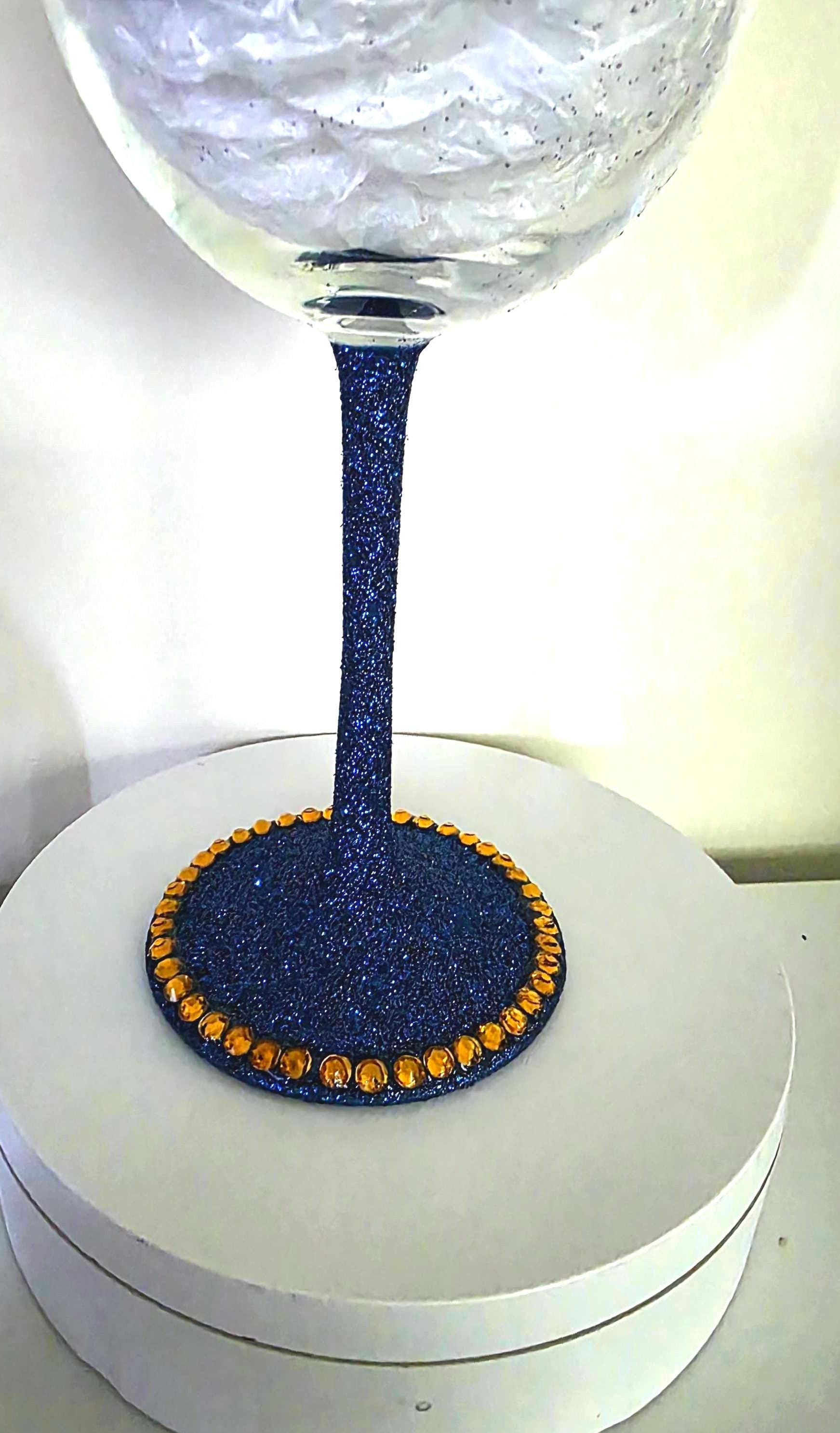 Hand Painted Graduation Wine Glass, Personalized College Grad Gift/Class of 2026, view 5