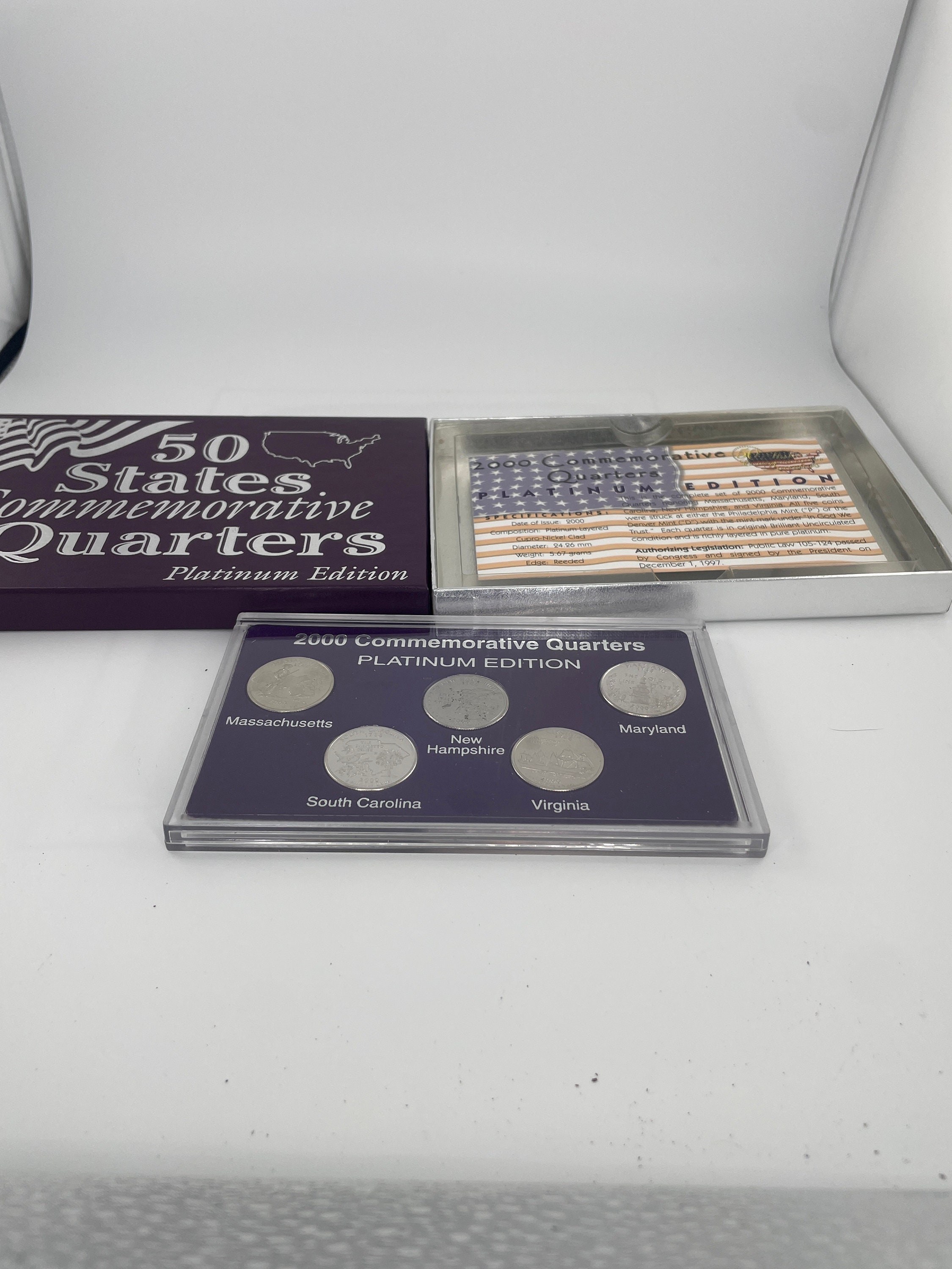Very fine 3 sets of Commemorative Quarters 99-01 detail 5