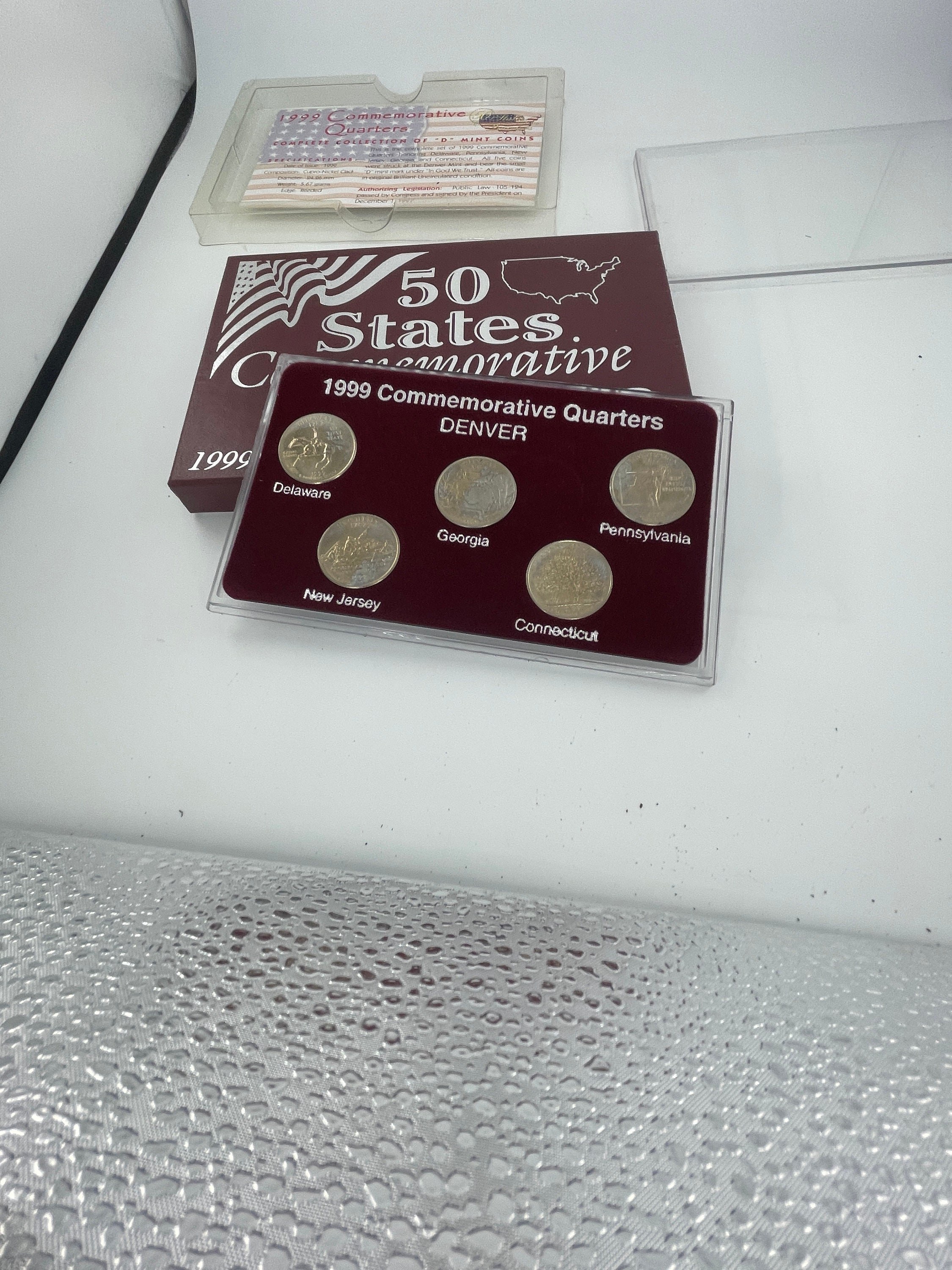 Very fine 3 sets of Commemorative Quarters 99-01 detail 6