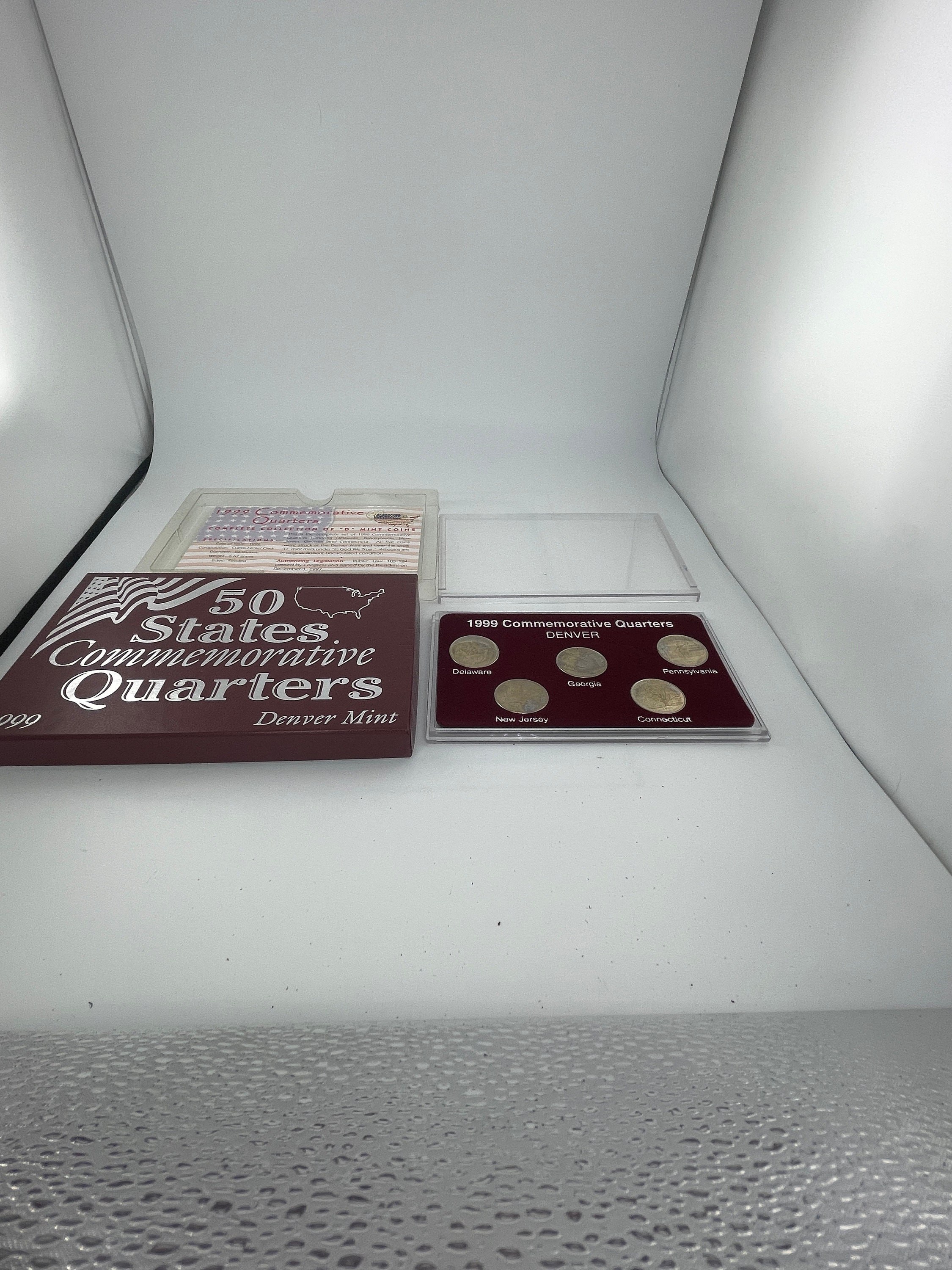 Very fine 3 sets of Commemorative Quarters 99-01 detail 7