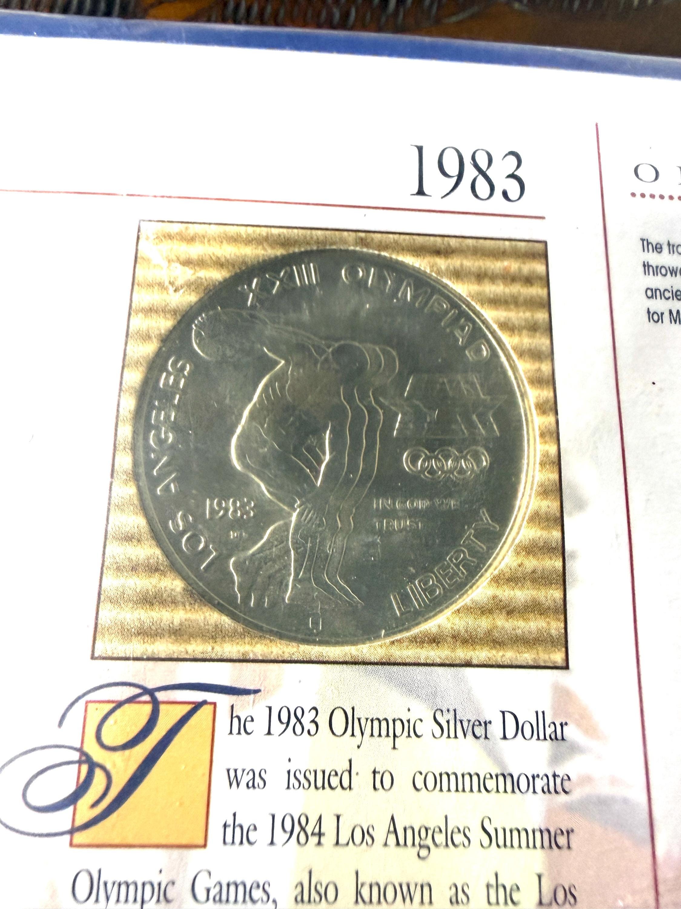1983 LA Olpymics Silver coin