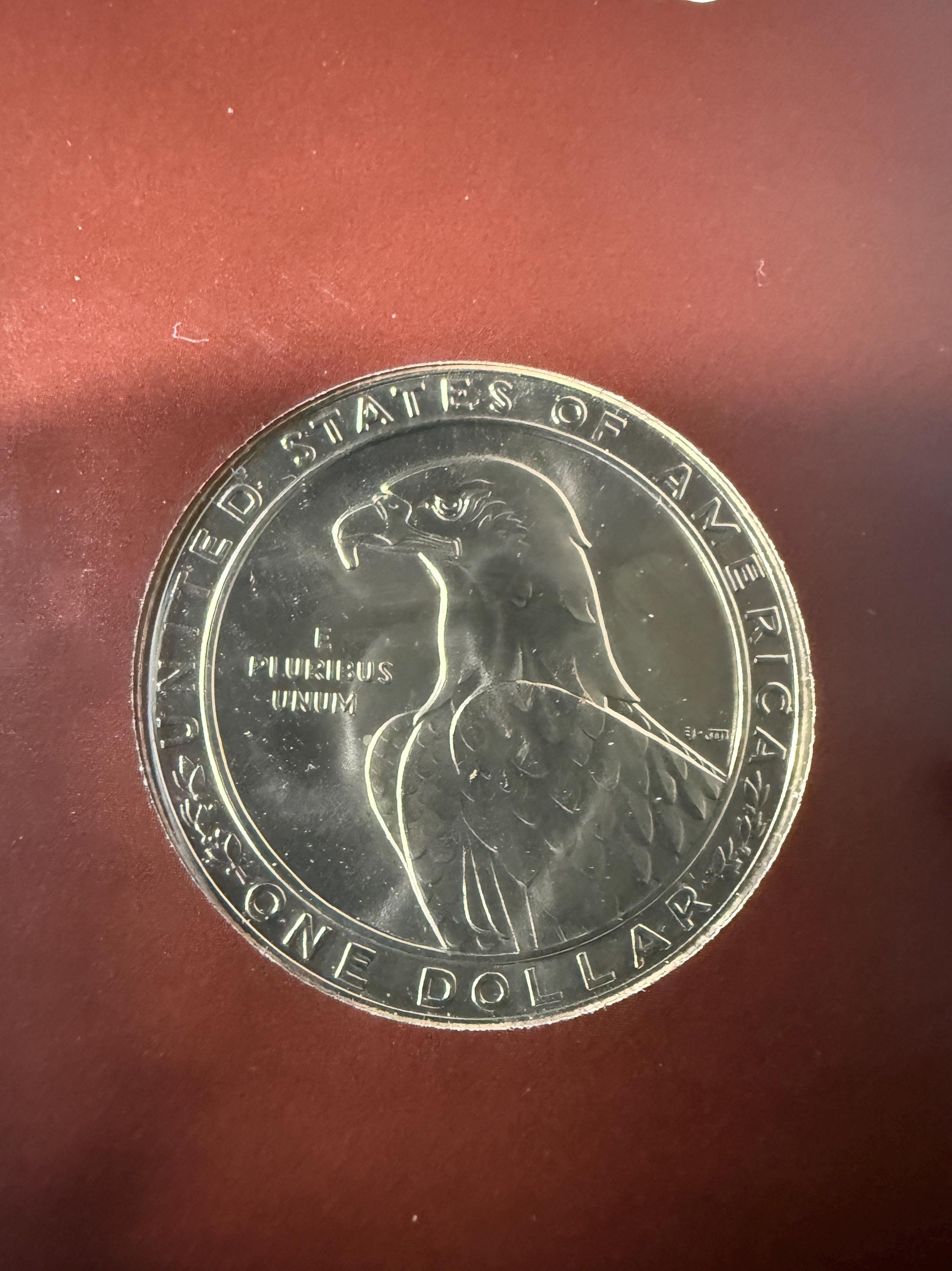 1983 LA Olpymics Silver coin detail 2