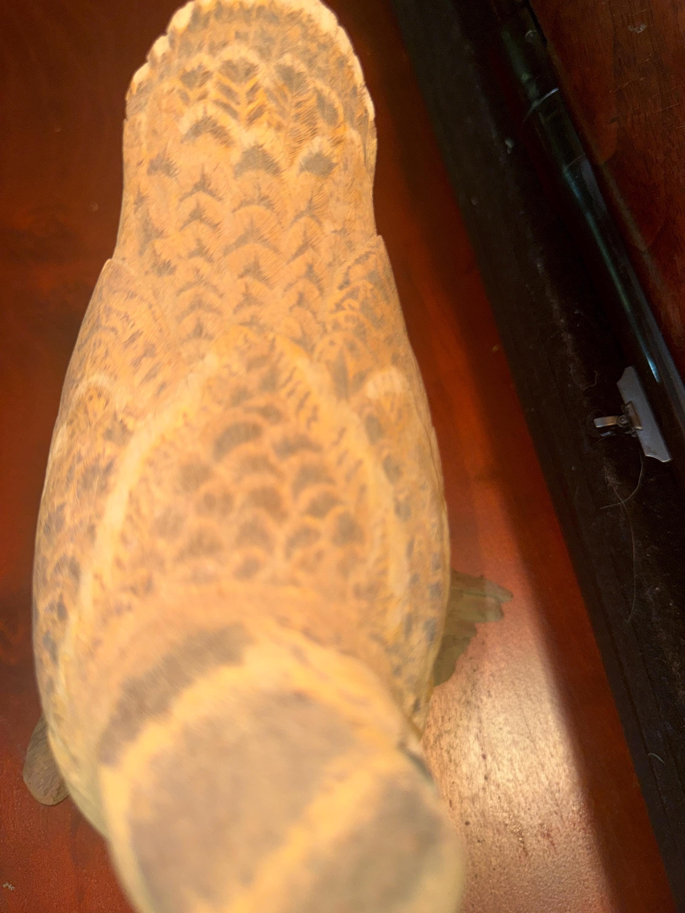 Jeff Demarest carved woodcock detail 5