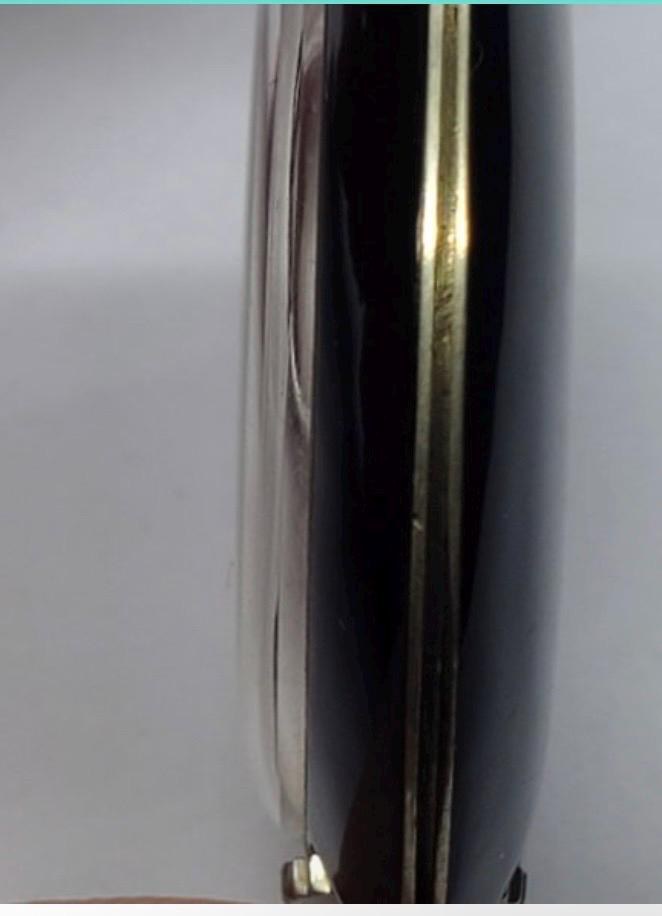 1930s stunning Movado chronometer with nicely enameled case detail 8