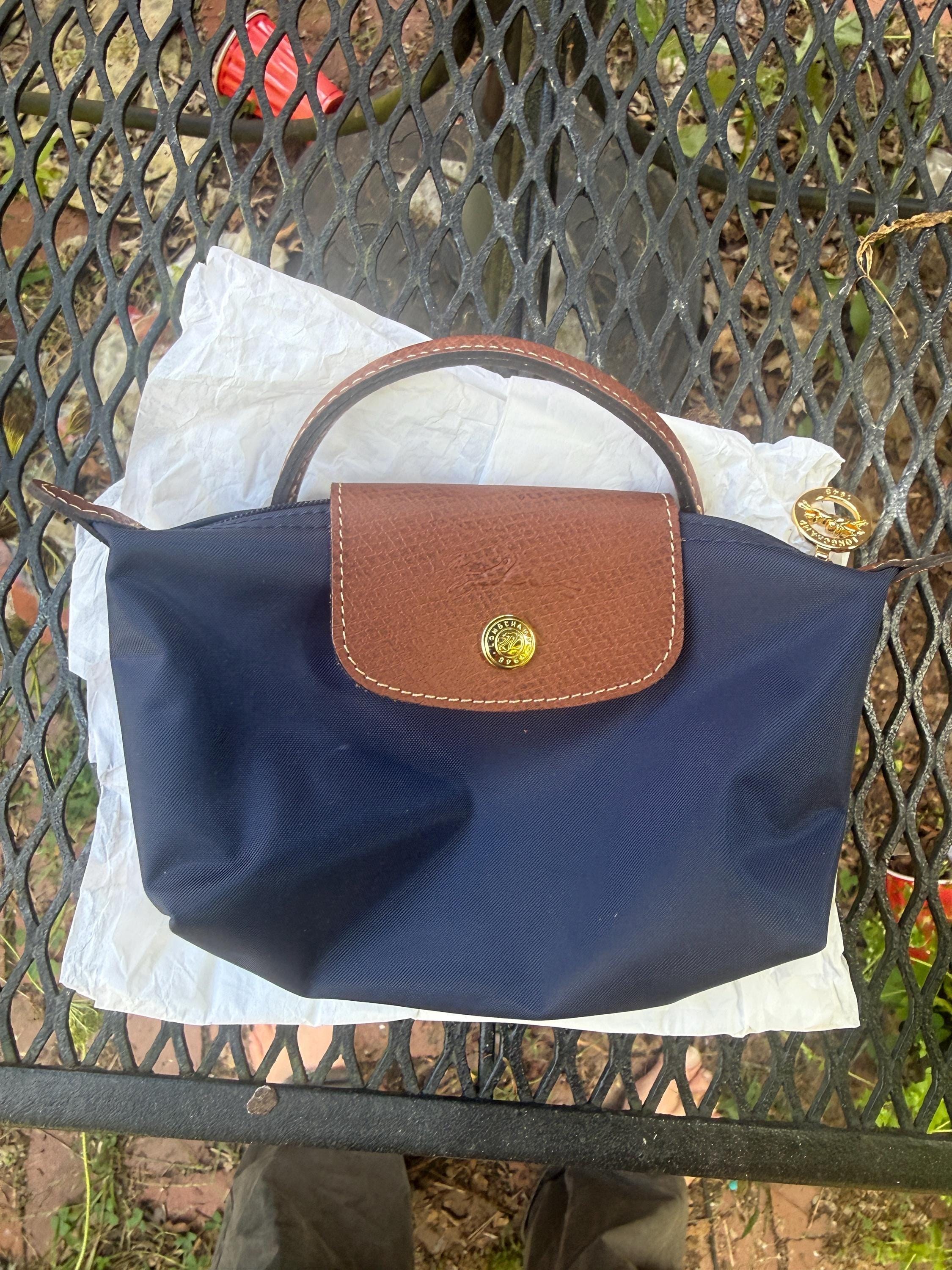Longchamps vintage NOS cosmetic bag