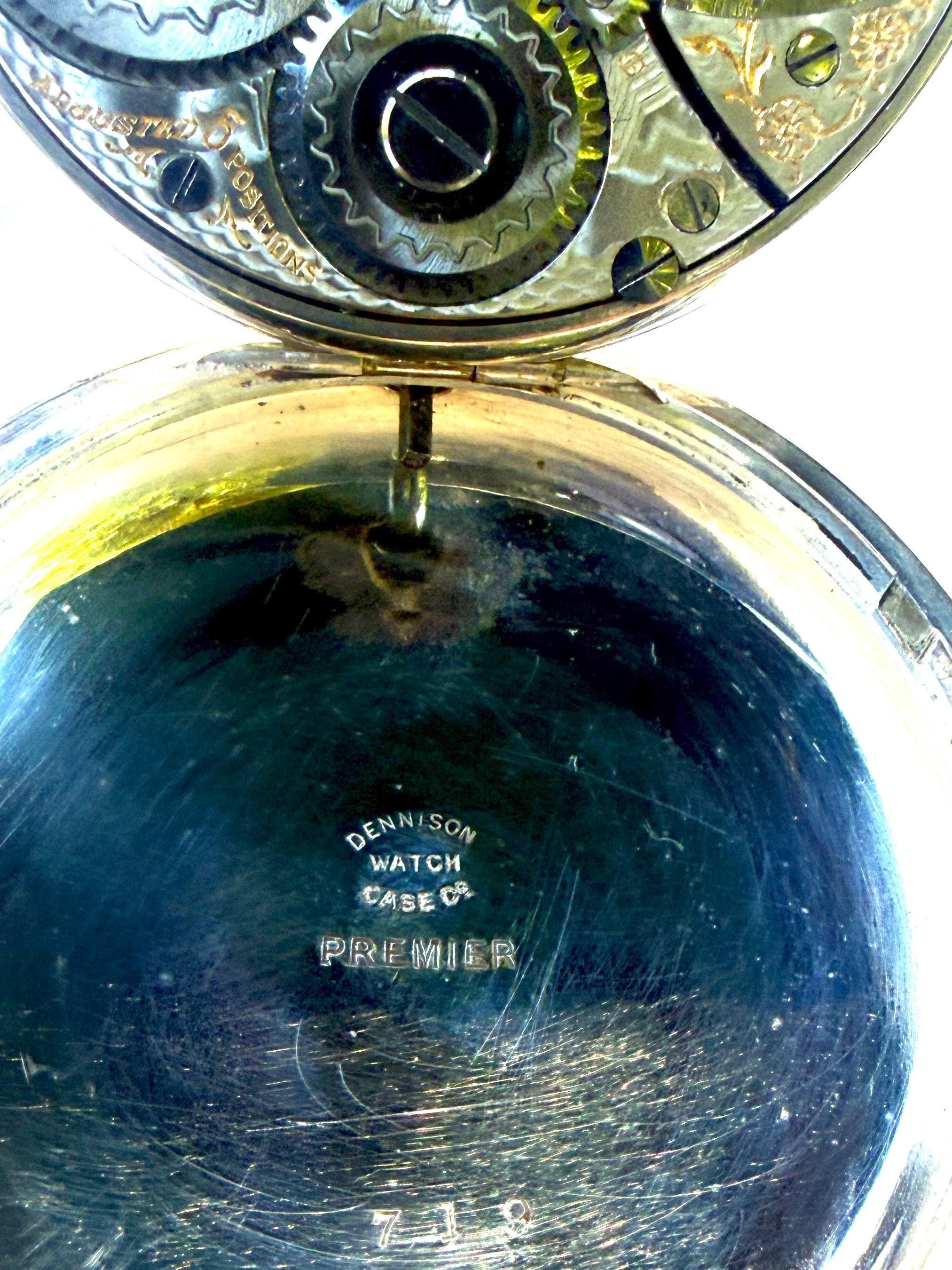 BW Raymond RR watch with up down wind dial detail 4