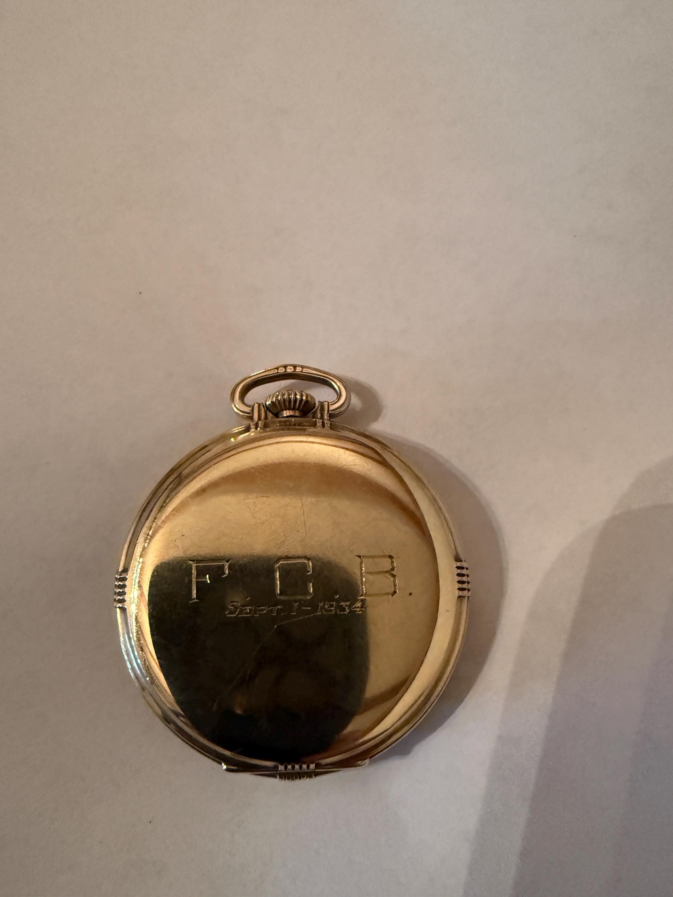 Hamilton GF 912 secometer dial detail 2