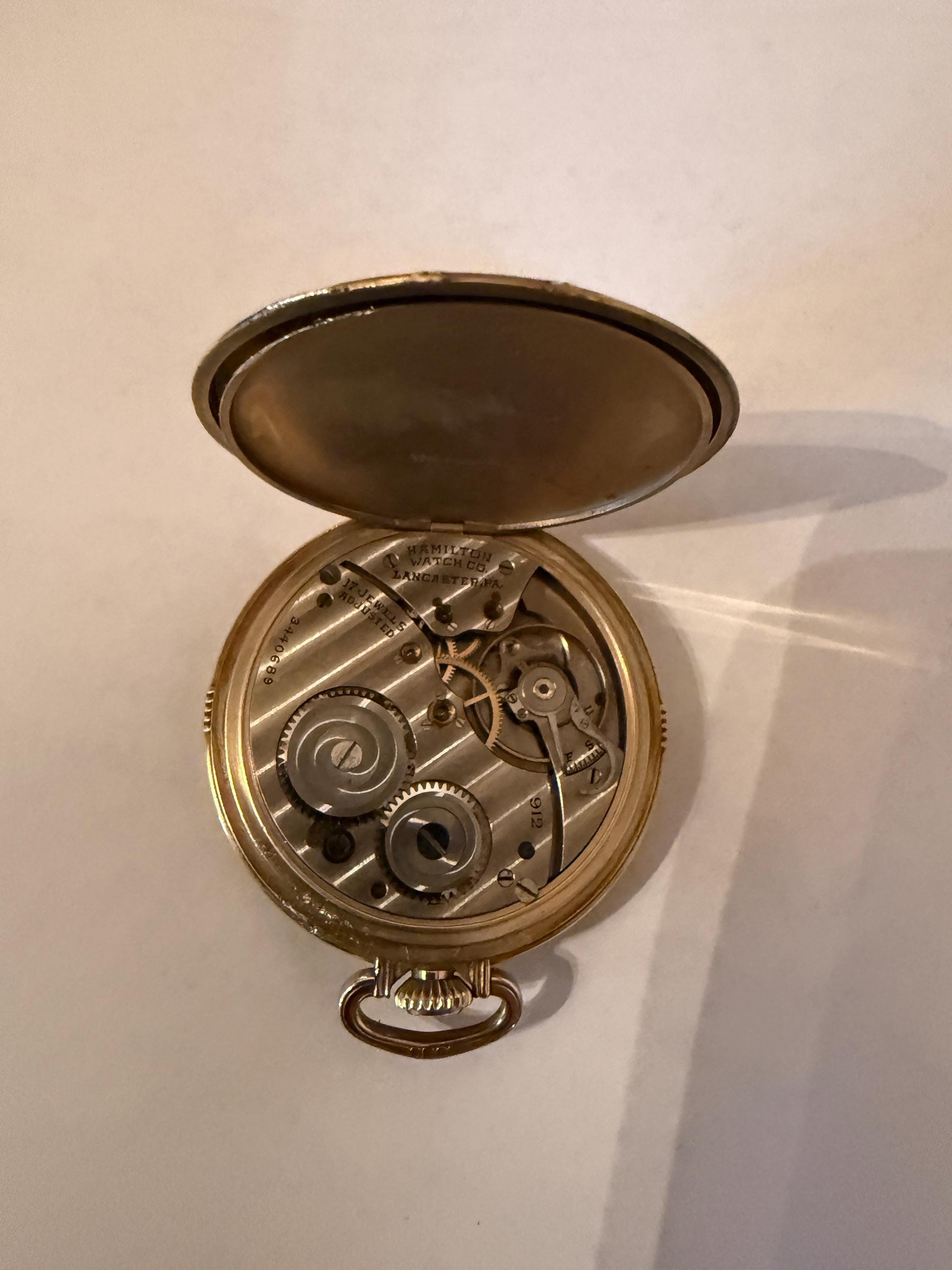 Hamilton GF 912 secometer dial detail 5