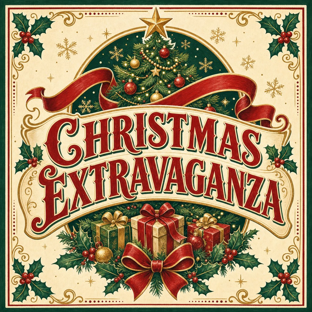 Christmas Extravaganza sale event artwork