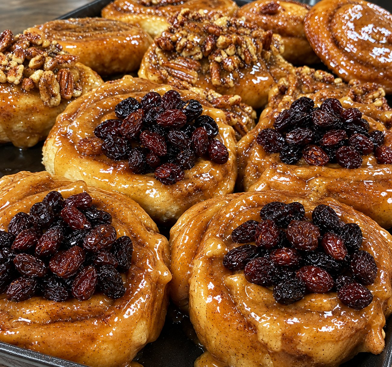 Caramel Raisin Sticky Bun