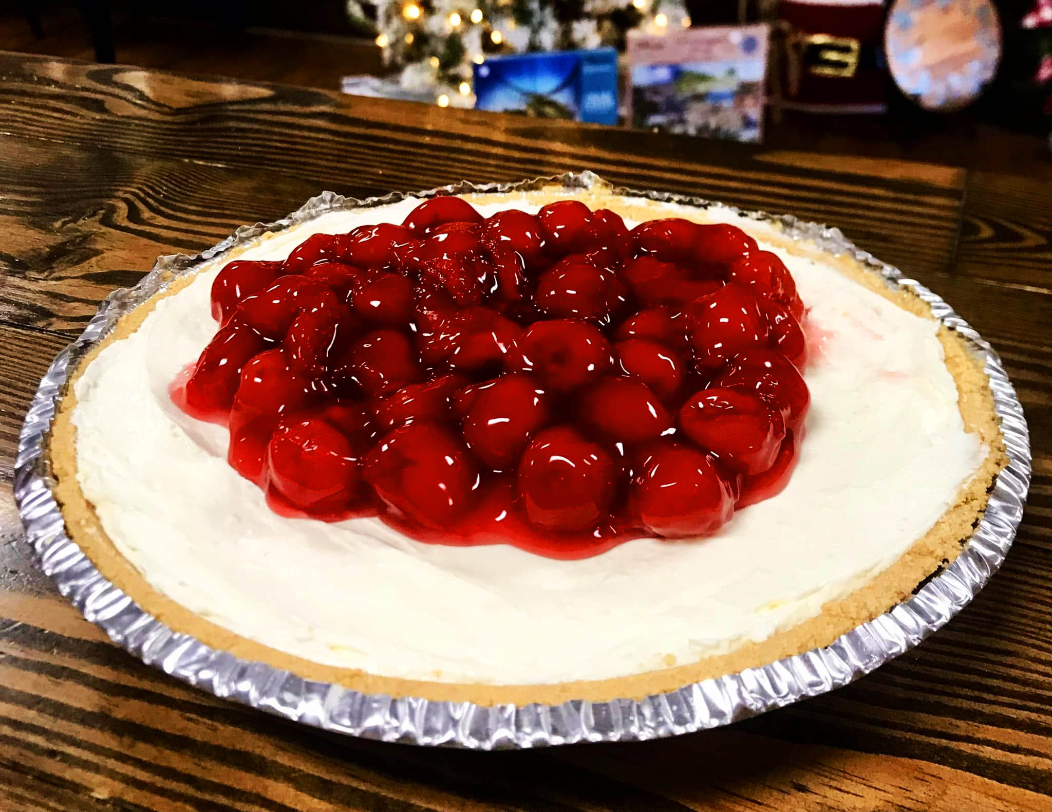 Cherry cheesecake
