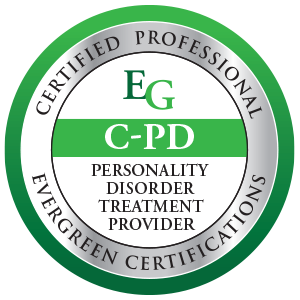 Certified Personality Disorder Treatment Provider badge