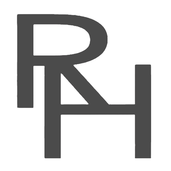 Rebecca Hutchins Art monogram