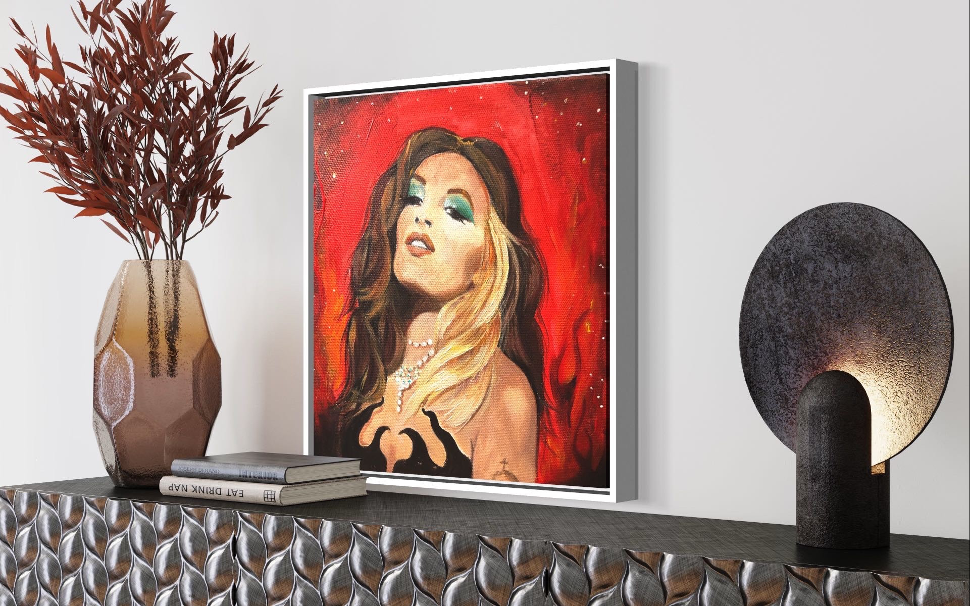 Celebrity Painting: Custom Acrylic Pop Art on Canvas