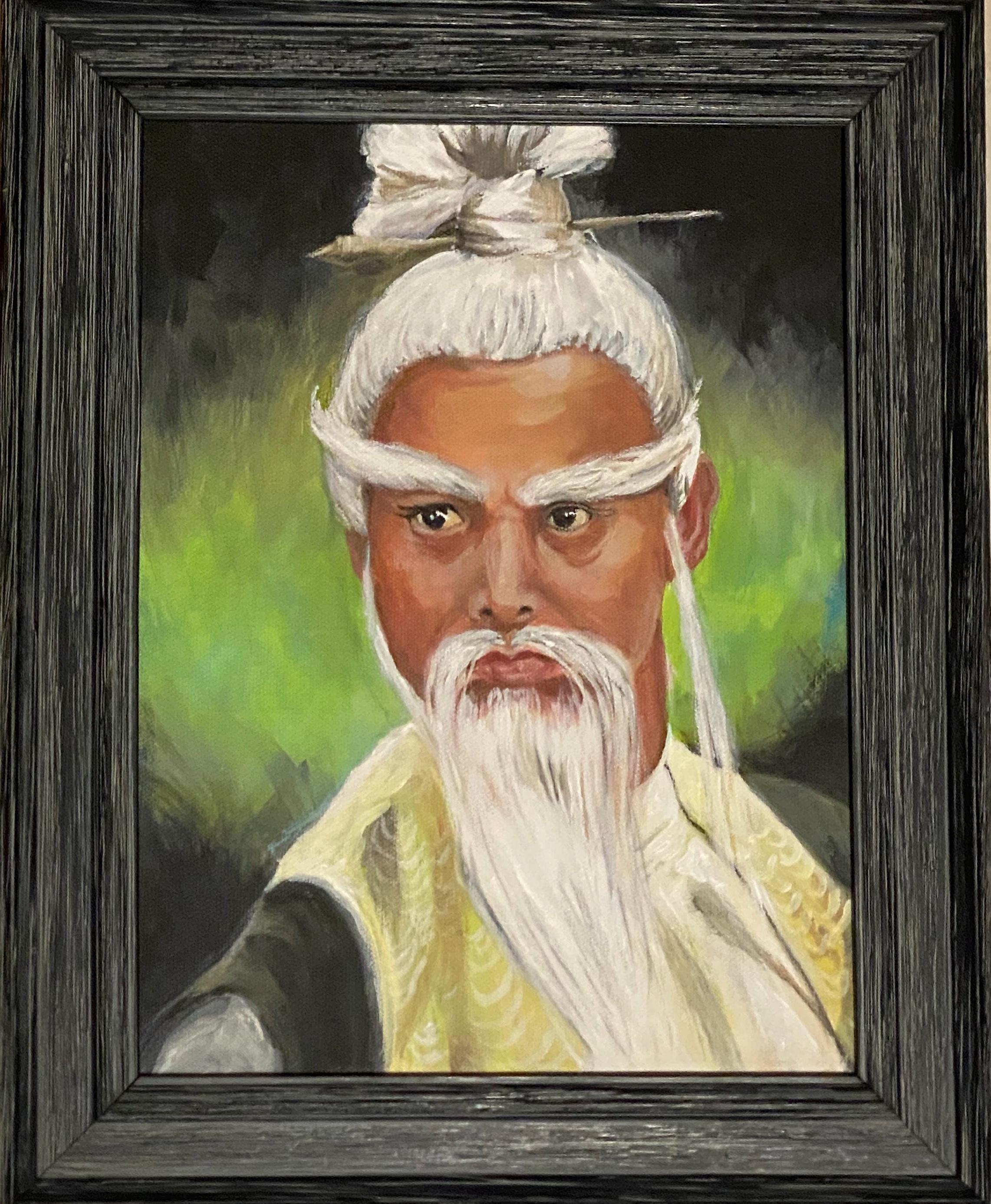 Custom Acrylic or Oil Pai Mai Painting, Commissioned Fan Art on Canvas