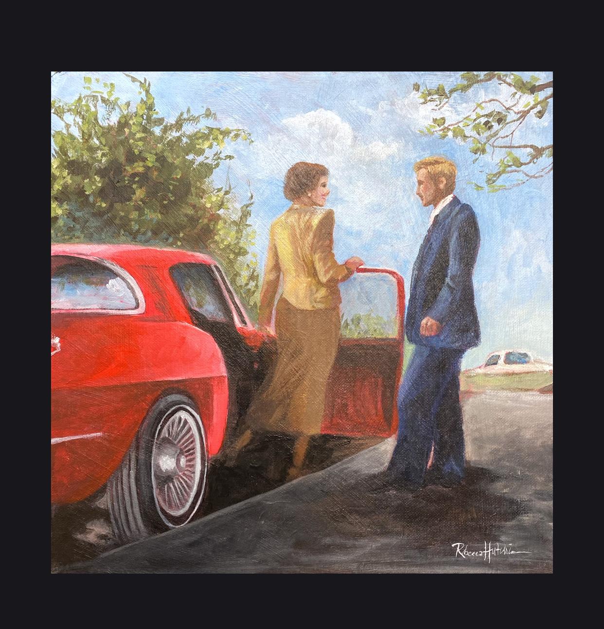 Custom Classic Car Portrait Painting, Oil or Acrylic on Canvas