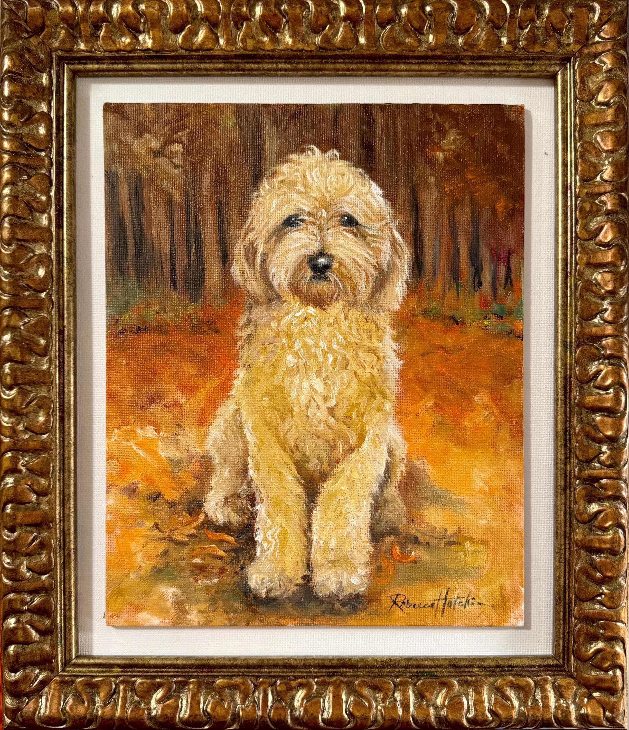 Custom Pet Portrait Oil Painting, Oil on Canvas