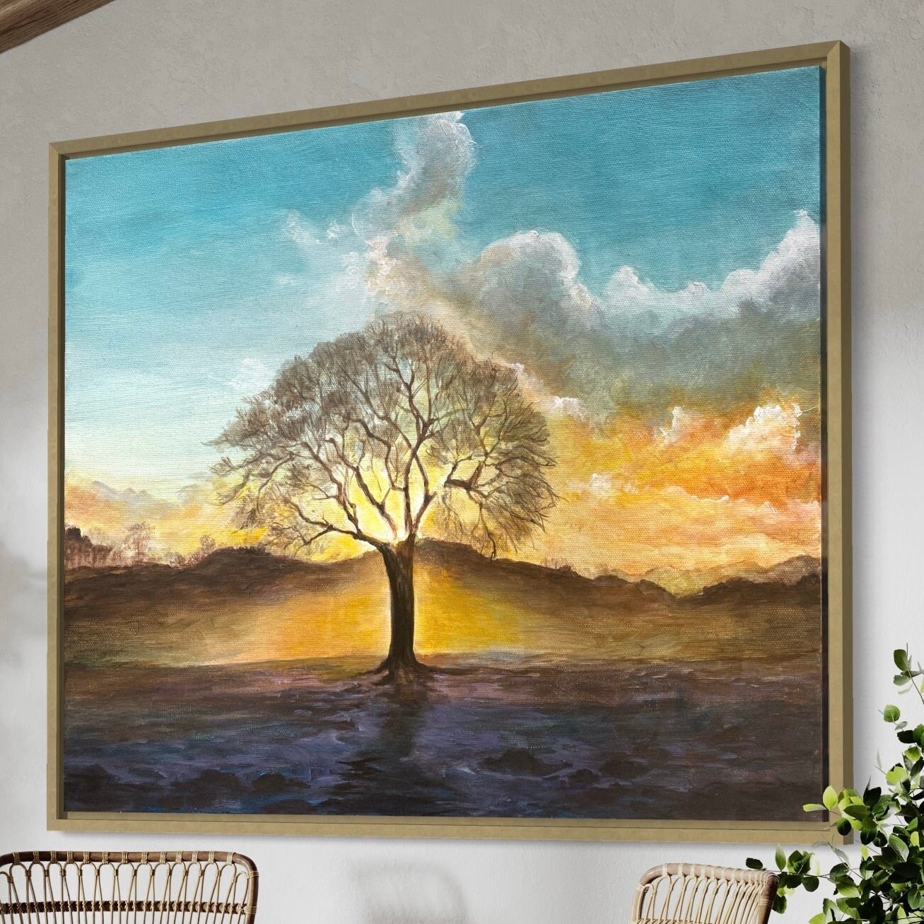 Custom Tree of Life Painting: Sunset Art Commission