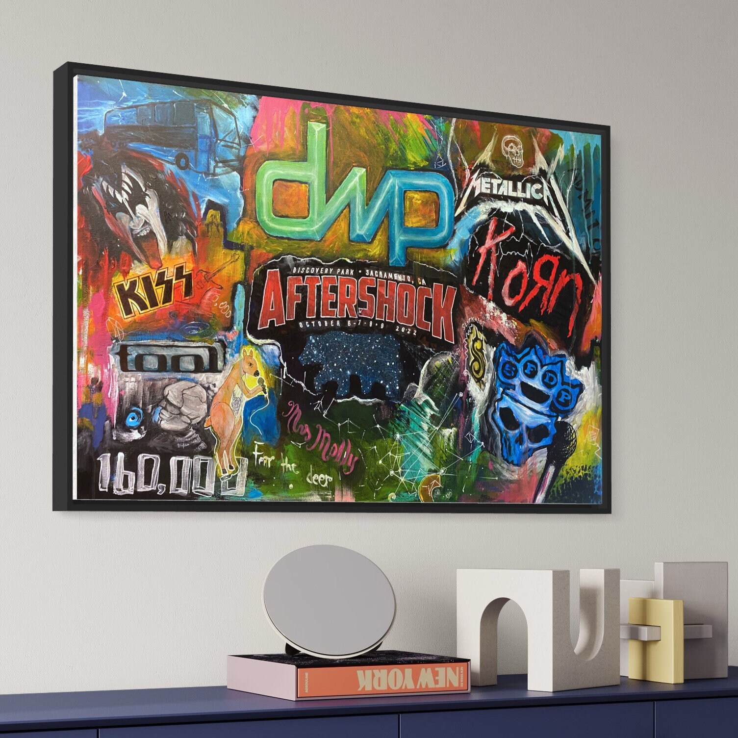 Customized Pop Art, Memory Piece, Urban Graffiti Street Artwork, Commission Painting