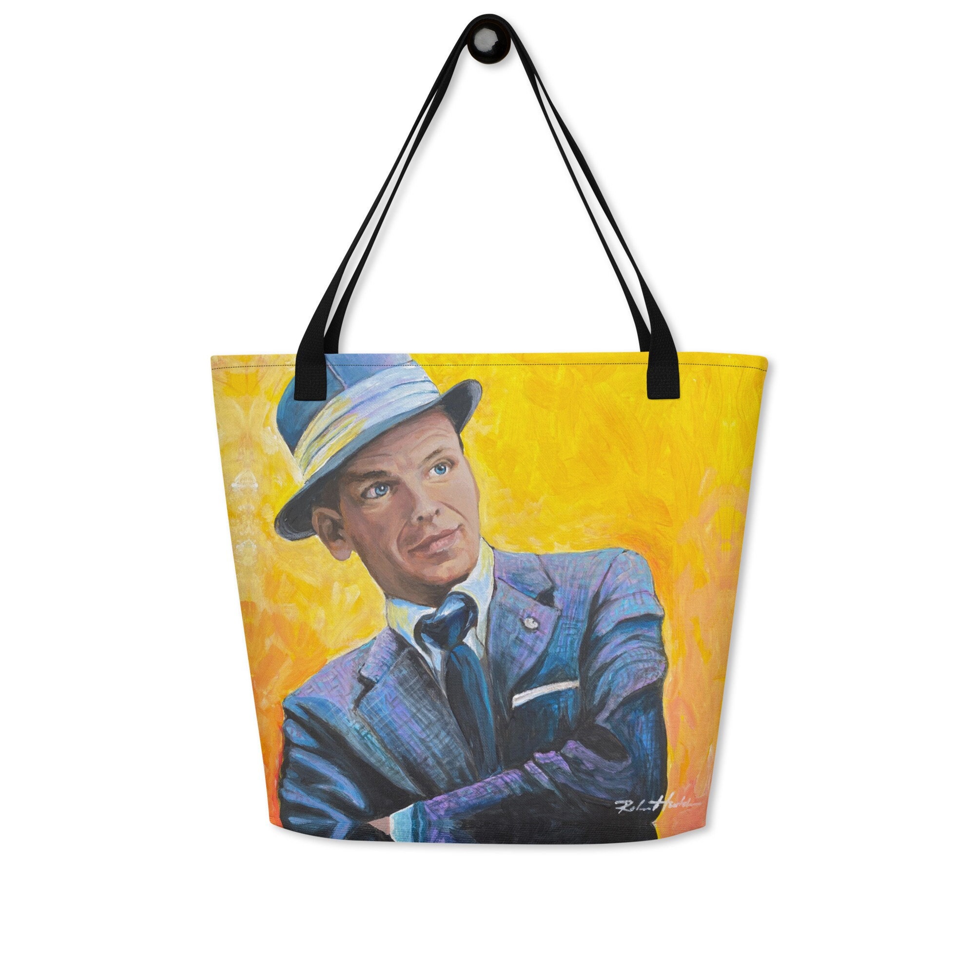 Frank Sinatra Bag, Large Tote Bag, 16x20, Celebrity Bag