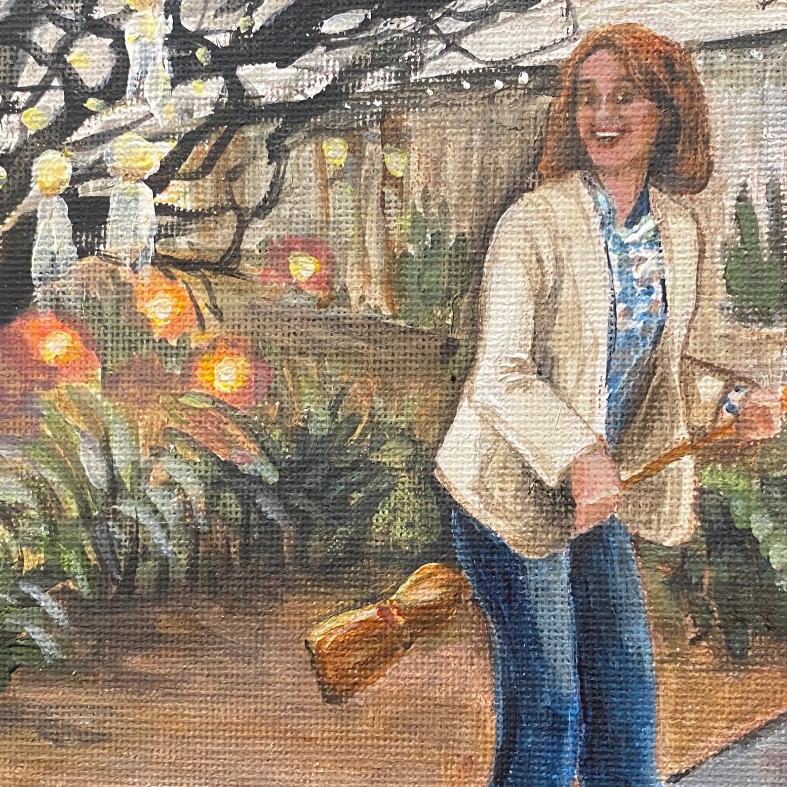 Mini Portrait, Commissioned Art, Sympathy Gift