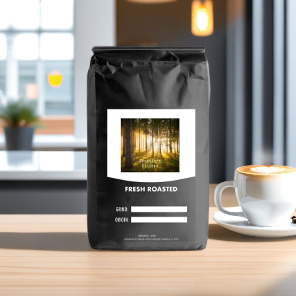 Recapture Coffees medium roast mushroom coffee bag with Lion’s Mane, Cordyceps, and Reishi.