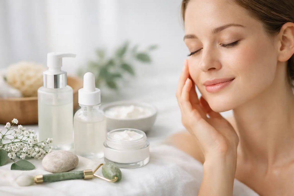 Sensitive Skin Routine Example for Calm, Clear Care