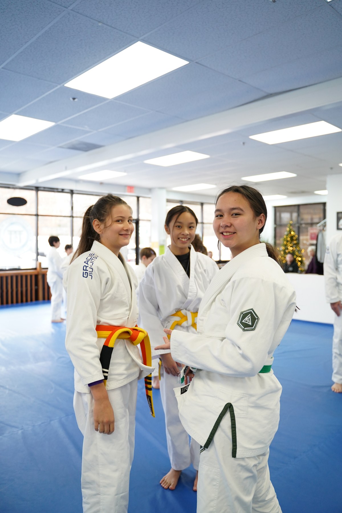 Bushin Martial Arts students training together