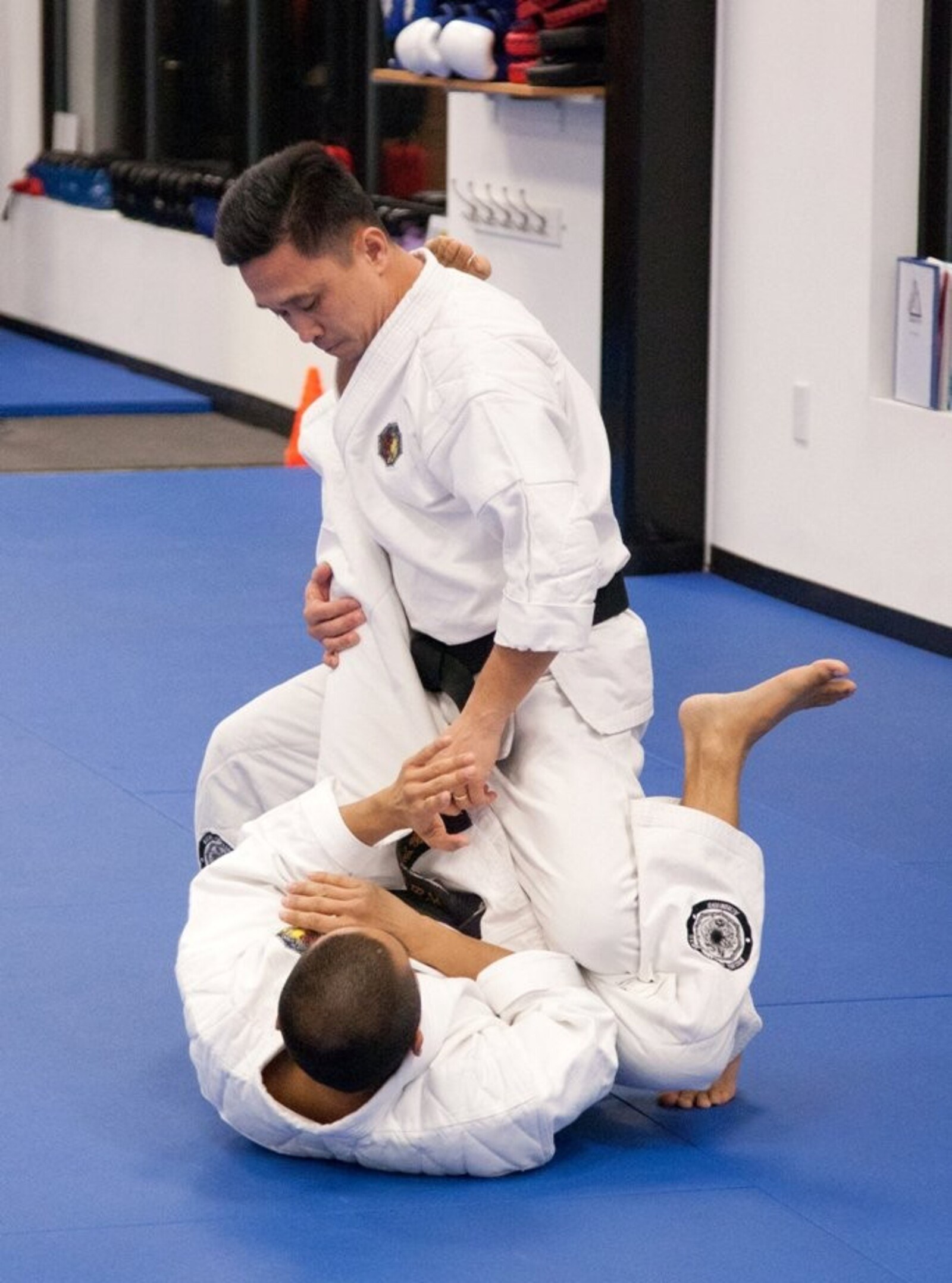 Bushin Martial Arts students training together