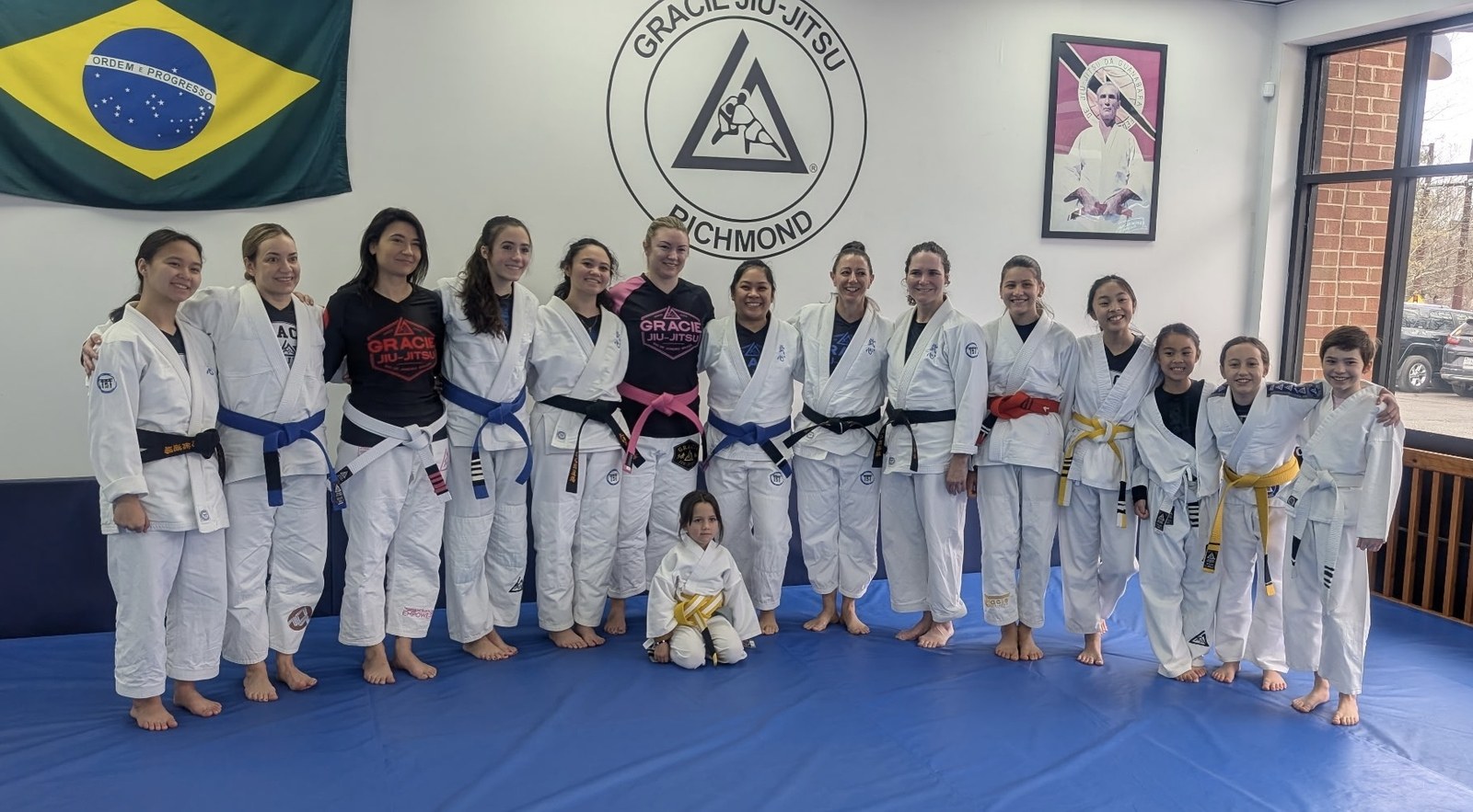 WE Rise students training at Bushin