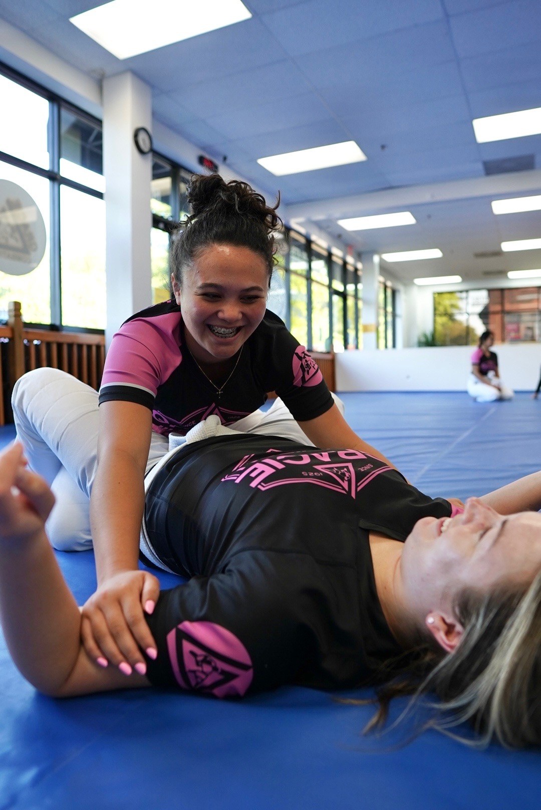 Bushin Martial Arts students training together
