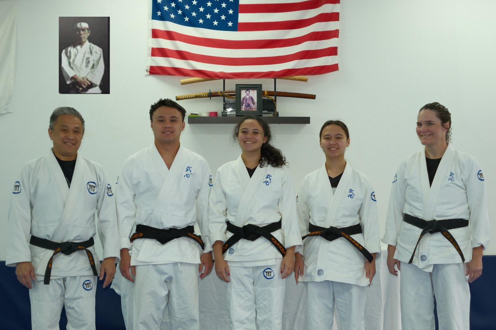 Bushin Martial Arts instructors and students together