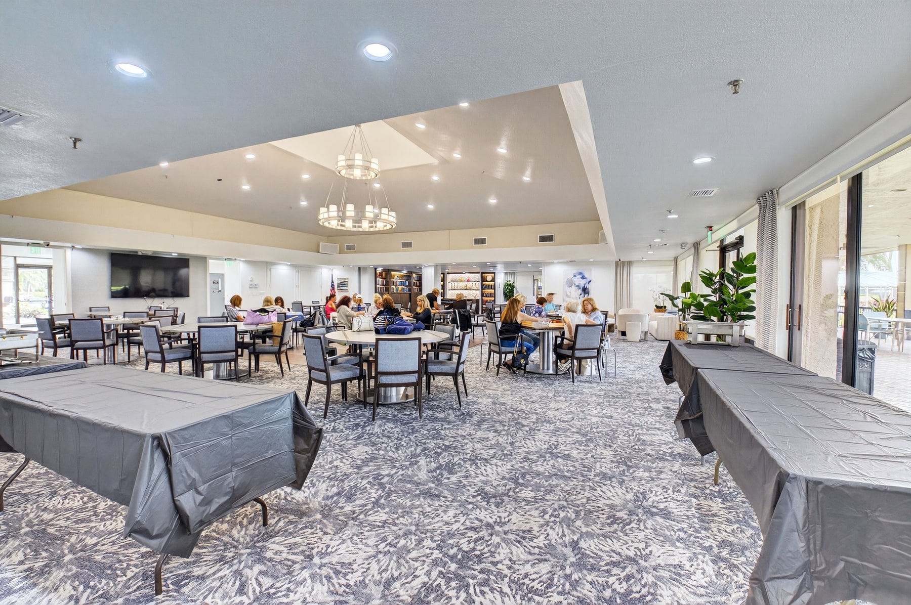 Event and social hall at Boca Delray