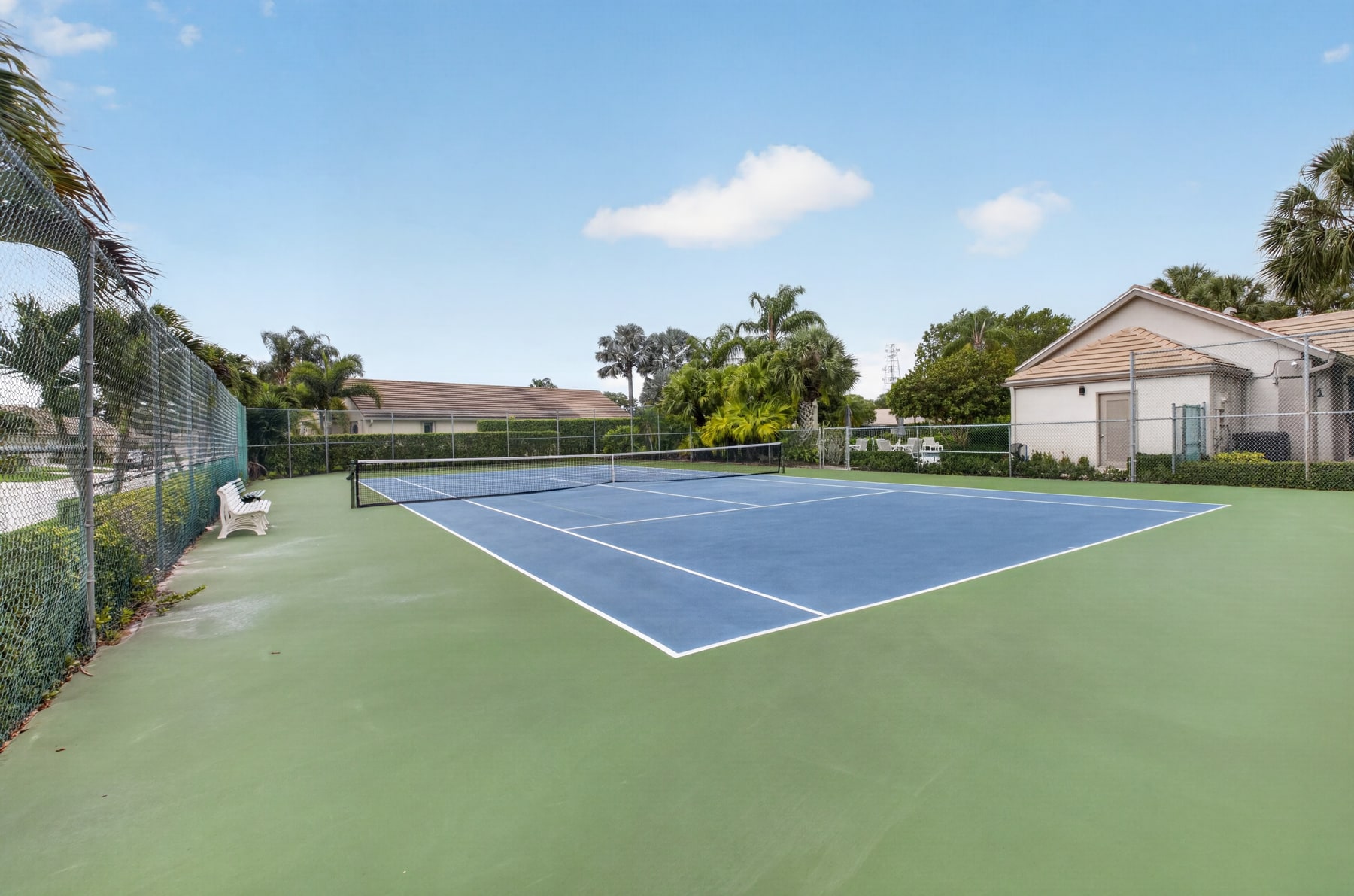 Tennis court at Brighton Lakes