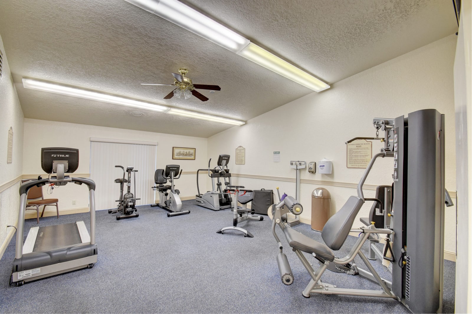 Fitness room at Camelot Village