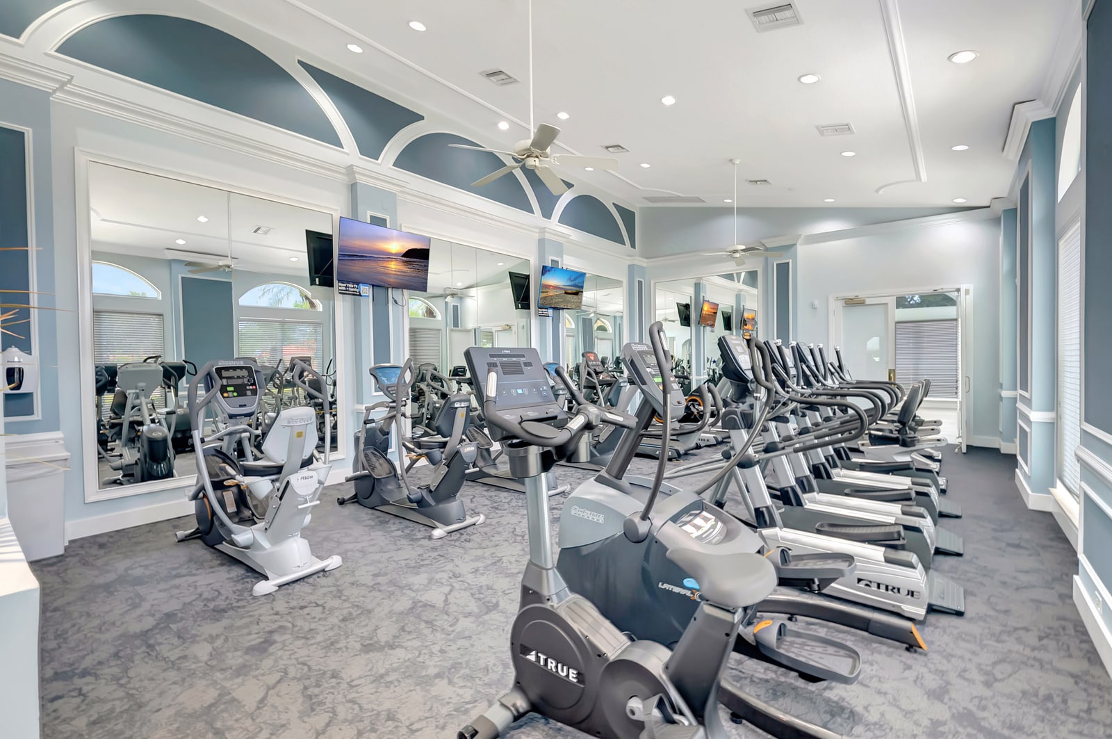 Fitness room at Cascade Lakes