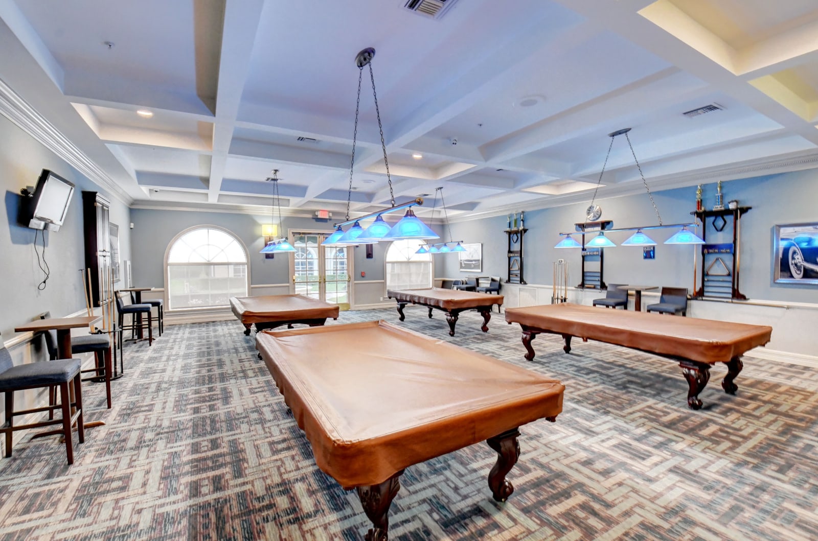 Billiards room at The Cascades