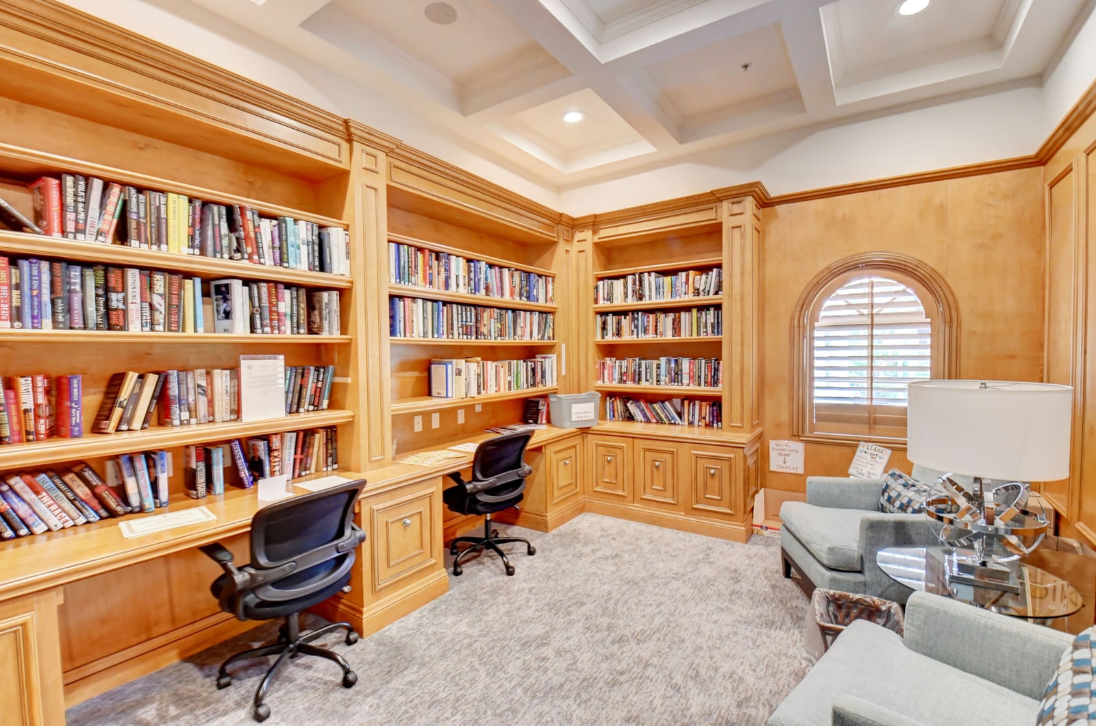 Library at The Cascades clubhouse